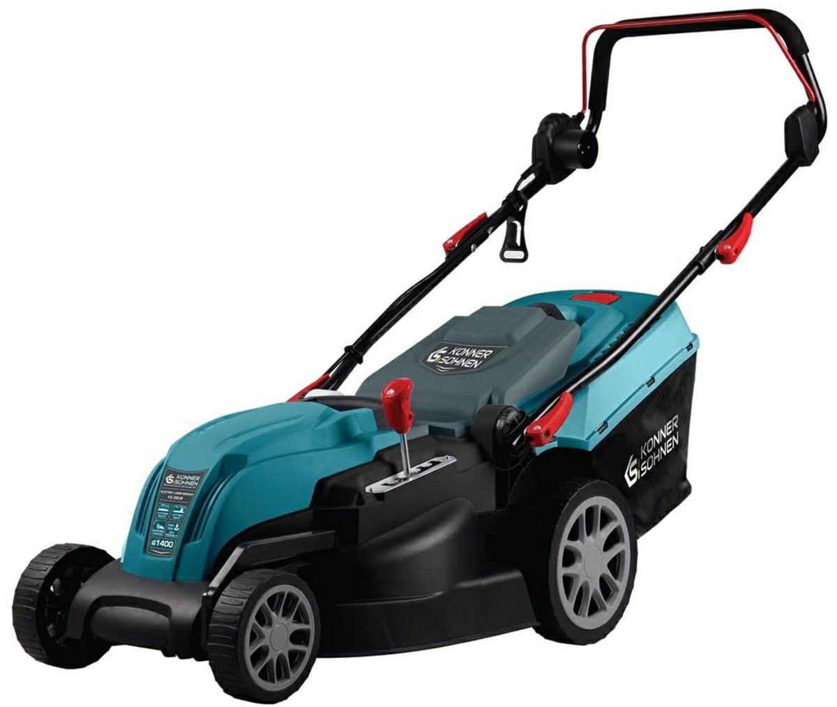 Könner & Söhnen KS 38LM - Elektrische Grasmaaier - 1400W - 38cm - Ergonomische Handgreep - 5-Positie Hoogteverstelling — afbeelding 1