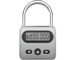 Multifunctioneel RVS Timer Slot met Verlichte Display voor 999 Uur - Voorkom Verslaving en Slechte Gewoonten