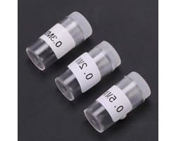 Vervangende Airbrush Tips, Nozzles en Naalden - 3 Stuks 0.2mm, 0.3mm, 0.5mm voor Precisiewerk en Schildertechnieken