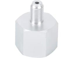 CO2 Regulator Adapter voor Thuisbrouwerij en Aquariums, Aluminium Converter voor 3/8 naar W21.8 en CGA320, Perfect voor Bier en Planten