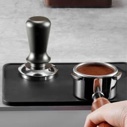 Espressostamper - Koffie Tamper - Perfect Koffie Maken - Veerbelast Ontwerp - 53 mm - Zwart — thumbnail 2