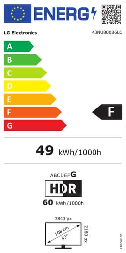 LG 43NU800B6LC - Smart TV Nano UHD AI 43" 4K Anti-reflectie 94% — thumbnail 2