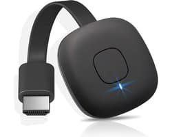 Draadloze HDMI Dongle voor 4K HDR Streaming, Ondersteunt Miracast, Airplay en DLNA voor Mobiele Apparaten en Computers
