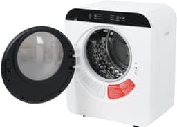 Re-purelife® wasdroger compact met 6 programma's - droogtrommel van ABS met UV- en hoge temperatuursterilisatie - wanddroger met timer en kinderslot - modern wit 49,5 × 42 × 59,5 cm — thumbnail 16