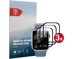 Rosso Hybrid Glass Geschikt voor Apple Watch 4/5/6/SE 40MM - PMMA Glas Screen Protector - Ultradun Plexiglas - Horloge Beschermlaag (3-Pack)