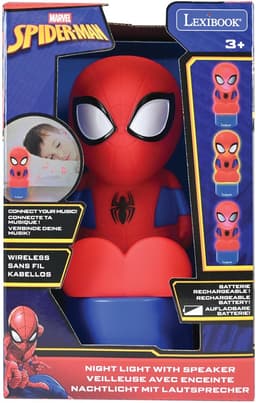 Spiderman nachtlampje Bluetooth luidspreker — thumbnail 5