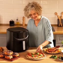 Airfryer Zonder Olie - Heteluchtfriteuse - Gezond Koken - PerfectCook Technologie - 7.6 Liter - Zwart — thumbnail 5