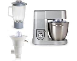 Keukenmachine - Mixer Robot - Zelf Bakken - Krachtige Motor - 6.7 Liter - Grijs