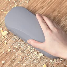 Tafelkruimelaar - Kruimelborstel - Snel Opruimen - Ergonomische Greep - 19.8 cm - Grijs — thumbnail 3