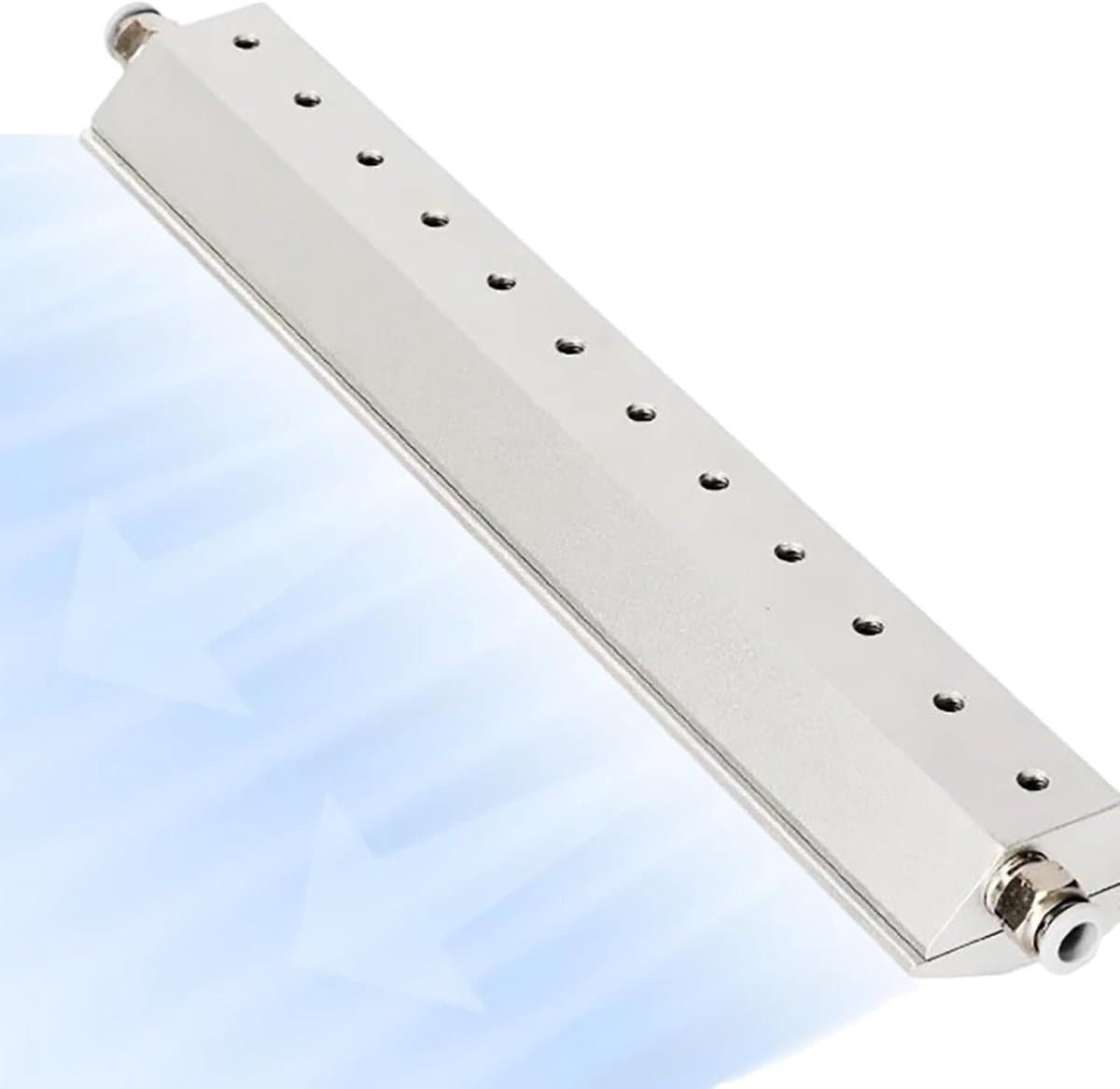 Luchtmeter Stofverwijdering - Luchtblazer - Oppervlak Reinigen - Aluminiumlegering - 1/4 inch schroefdraad - Zilverkleurig — afbeelding 1