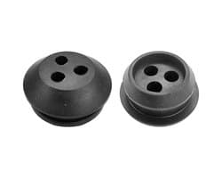 5mm zwarte, met rubber omhulde kabelgoot, geschikt voor grasmaaier, tractor, bosmaaier, tankdop