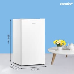 Comfeé RCD132WH2 - Tafelmodel koelkast - Vrijstaand - Wit - E label - 86 kWh/jaar - 93 l - 41 dB — thumbnail 3