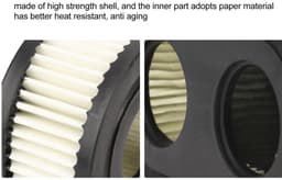 Luchtfilters geschikt voor grasmaaiers en motorinlaten, waardoor problemen geschikt voor filtervervanging bij Viking MB 448.1 T grasmaaiers worden geschikt voorkomen. — thumbnail 2