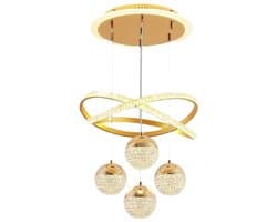 Moderne LED-kroonluchter voor de eetkamer, drie LED-kleuren, Scandinavische restaurantverlichting, hanglamp voor de woonkamer, decoratieve verlichting voor restaurants