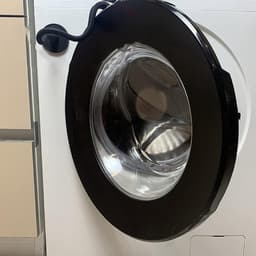 Deurstopper Wasmachine - Wasdeurhouder Fris - Wasmachine Ventileren - Flexibele Rubberen Slang - 43.5 cm - Zwart — thumbnail 3