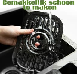 Digitale Airfryer XL 8L Sinaopus 901 – Heteluchtfriteuse met Dubbele Mand en DualMand Onafhankelijke Snelle Opwarming – Voor Gezinnen – 10 Programma’s – Kijkvenster – Makkelijk te Reinigen – Capaciteit voor 5 Personen — thumbnail 2