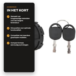 Dailygoods- Startsleutel Vervangend - 3 Posities - 2 Sleutels - Compatibel met 925-04228/725-04228 - Duurzaam - ABS L/Koper Materiaal - Ontstekingsschakelaar — thumbnail 4