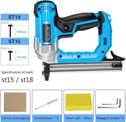 Nail Gun, 2300W Electric Shooting Hammer 6 Speed Shooting Hammer Steel Shooting Hammer For Woodworking Concrete Nail Gun Cement Wall Steel Row Shooting Hammer for Furniture Upholstery and Carpentry — thumbnail 5