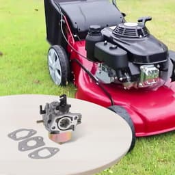 Carburateur Grasmaaier - Motoronderdeel - Motoronderhoud - Precieze Montage - 170cc - Zilverkleurig — thumbnail 2