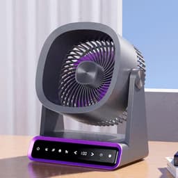 Ventilator - Koeler - Ruimte Koelen - Oplaadbaar - 26x20x15 cm - Wit — thumbnail 3