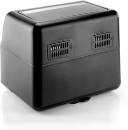 Heteluchtfriteuse Dubbel - Airfryer Dubbele Container - Gezond Koken - Onafhankelijke Containers - 8 Liter - Zwart — thumbnail 2