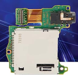 Speelcartridge slot, metalen host kaartslot + ABS, cartridge houder, hoofdtelefoon jack, voor switch console — thumbnail 3