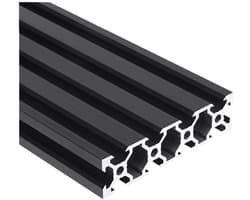 Aluminium Profiel Extrusie - V-Slot Frame - 3D Printer Bouwen - Hoge Precisie - 1000mm - Zwart