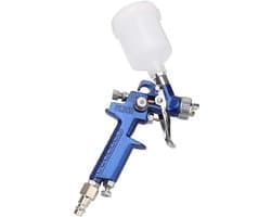HVLP Pneumatische Spuitgun van Aluminium voor Olieverf, Ideaal voor Industrie, Automobiel en Thuisgebruik, 0.8mm/1.0mm Spuitmondje