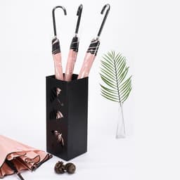 Metalen Paraplu Houder, Compact Ontwerp, Vrijstaand Vierkant voor Thuis, Entree, Kantoor, Hotel en Supermarkt Gebruik, Stijlvol en Duurzaam — thumbnail 4