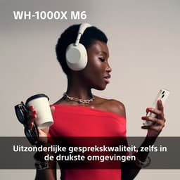 Sony WH-1000XM6 - Draadloze koptelefoon met Noise Cancelling - Roze — thumbnail 19