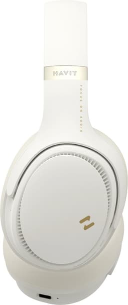 Havit H630BT PRO (Butter-yellow) Hoofdtelefoons Bedraad en draadloos Hoofdband Oproepen/muziek Bluetooth — thumbnail 4