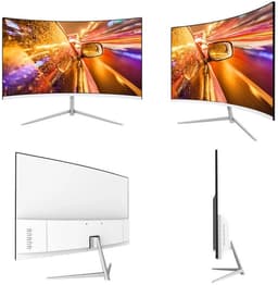 Stemily Monitor - Beelscherm - PC - 24-inch - Geboren Scherm - Gaming - 2ms & 75Hz - 2800R Kromming - 98% sRGB & 3000:1 — thumbnail 1