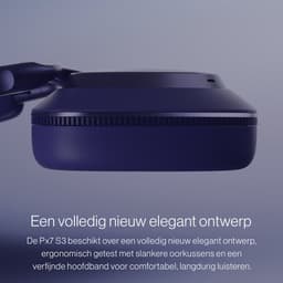 Bowers & Wilkins Px7 S3 Draadloze Over-Ear Hoofdtelefoon, Geavanceerde Noise Cancelling, 30 Uur Afspelen, 8 Microfoons, Snelladen, aptX Lossless - Antraciet Zwart — thumbnail 4