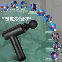 Diepe Spierstimulator met 30 Snelheden en 10 Massagekoppen - Efficiënte Spierpijn Verlichting — thumbnail 5