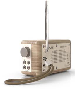 Pure Classic Mini Cotton Wit/Eiken, portabel DAB+ radio met Bluetooth — thumbnail 2