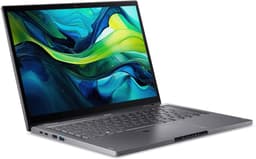Aspire Spin 14 ASP14-52MTN-59R0 - 2-in-1 Convertible - 14 inch - Touchscreen - Core Ultra 5 (i5) - 32GB - 512GB SSD - Zilver - inclusief Stylus Pen - Verlicht toetsenbord — thumbnail 2