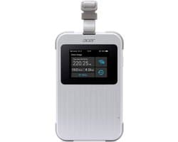 Acer Connect M6E - Portable Mifi Router - Mobiele Hotspot - 5G - WiFi 6E - Dual-band - Nano SIM - SIMO - inclusief 1 GB - tot 32 apparaten - ideaal voor onderweg of op de camping