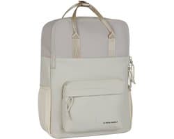 New Rebels Bruce Chicago Beige 17L Rugzak Waterafstotend Laptop 14