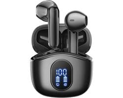 Siltcon® SoundWave Pro 4 - Oortjes Draadloos - Draadloze Oordopjes – Oordopjes – Oortjes - Universeel - Noise cancelling ENC - Zwart