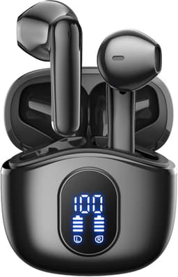 Siltcon® SoundWave Pro 4 - Oortjes Draadloos - Draadloze Oordopjes – Oordopjes – Oortjes - Universeel - Noise cancelling ENC - Zwart — thumbnail 1