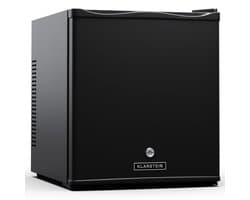 Klarstein koelkast, mini koelkast met glazen deur, 28L mini-koelkast voor drankjes, snacks & cosmetica, koelkast klein & geruisloos, regelbare schappen, kleine skincare koelkast huidverzorgingsproducten medicijnen