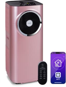 Klarstein mobiele airconditioner met luchtafvoerslang, 5-in-1 airconditioner, ventilator, luchtontvochtiger, luchtreiniger & nachtmodus, app-bediening, kleine & draagbare airconditioner voor thuis & op kantoor, 12000 BTU,4 kW voor 59 m² 50 dB — thumbnail 9
