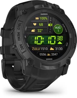 Garmin Instinct® 3 – 50 mm, AMOLED, Tactical Edition Zwart met zwart siliconen band — thumbnail 3