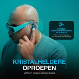 JLAB Go Pop ANC TWS In-ear Draadloze oordopjes Met Noise-cancelling Teal — thumbnail 4