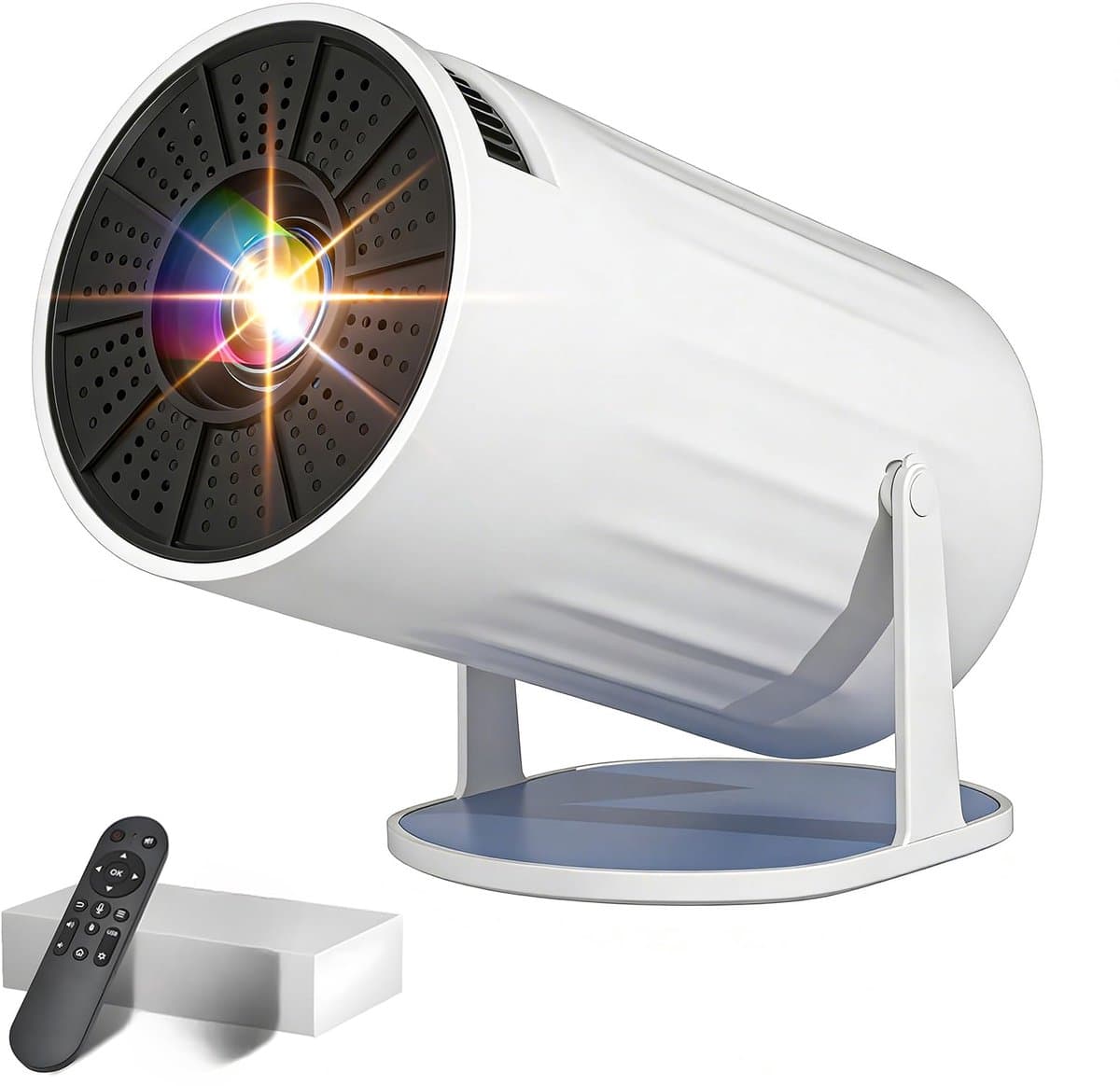 Mini-beamer draagbaar - 4K 1080P projector - WiFi 6 en Bluetooth 5.2 - ideaal voor thuisbioscoop - ShopVlot — afbeelding 1