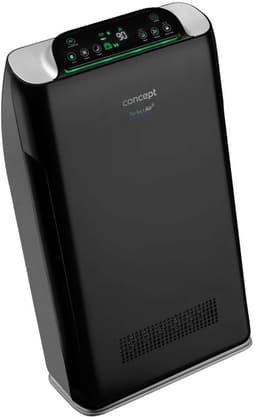 Luchtreiniger Smart Control - 320 m3/h 7-Traps HEPA-13 Filter - 80 Watt Zwart - Voor Ruimtes Tot 40 m2 - Mobiele App Bediening — thumbnail 2