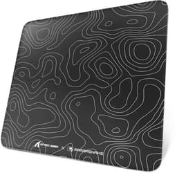 Attack Shark CM05 Glazen Muismat, 450 x 400 mm, Gehard Glas - Contour Zwart — thumbnail 1