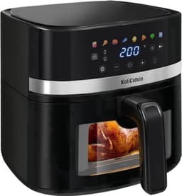 Heteluchtfriteuse Grote Capaciteit - 8,5 Liter Inhoud - 2000 W Vermogen - Transparant Venster - Gezond Koken - Keukenapparaat — thumbnail 3