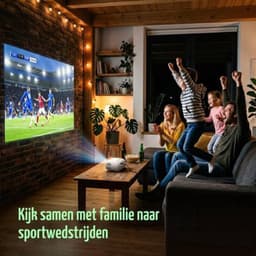 Mini Beamer - 480P Resolutie - 40 ANSI Lumen - LCD Scherm - HDMI USB 3,5mm Jack - Ultradraagbaar Portable Projector — thumbnail 3