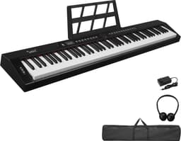 Digitale piano- GPP-105 - 88 semi-gewogen toetsen - Bluetooth MIDI & audio - 2x10W luidsprekers — thumbnail 1